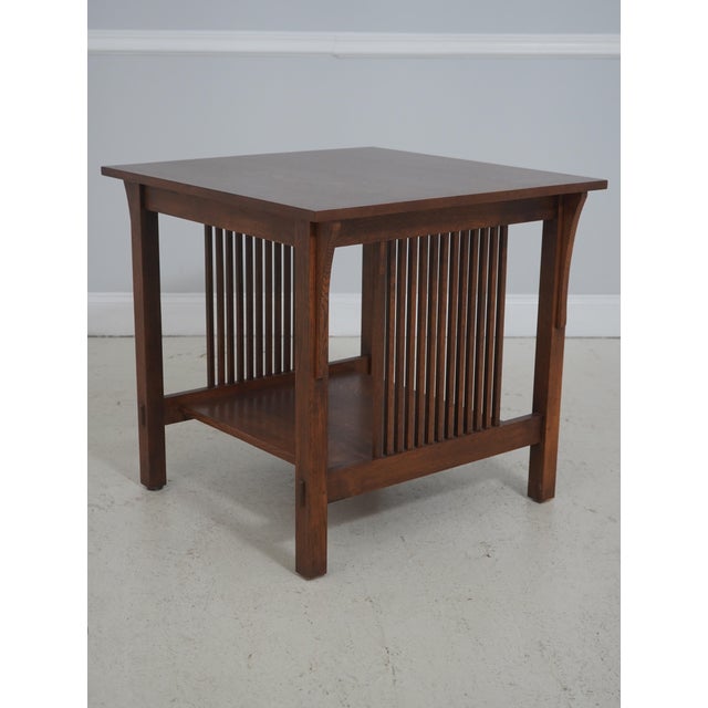 AGE Circa 2000 DETAILS Finish Number 32 High Quality Construction Oak Arts And Crafts Style Traditional Style Stretcher...