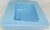 Ceramic 1965 Vintage Unused "Standard" Regency Blue Vitreous China Rectangle Drop-in Sink For Sale - Image 7 of 15