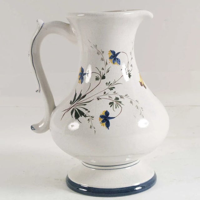 Antique Art Nouveau Ceramic Bassano Jug, 1900s For Sale - Image 3 of 7