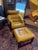Percival Lafer Matching Lounge Chair and Ottoman by Percival Lafer, Mp-97, Brazilian Rosewood With Original Mustard Leather For Sale - Image 4 of 12