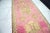 Textile Vintage Pink Color Corridor Handmade Wool Runner For Sale - Image 7 of 11
