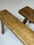 Wood Country Dining Room Benches, Set of 2 For Sale - Image 7 of 18
