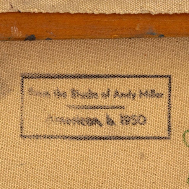 Andy Miller Abstract Composition Oil on Canvas For Sale - Image 4 of 8