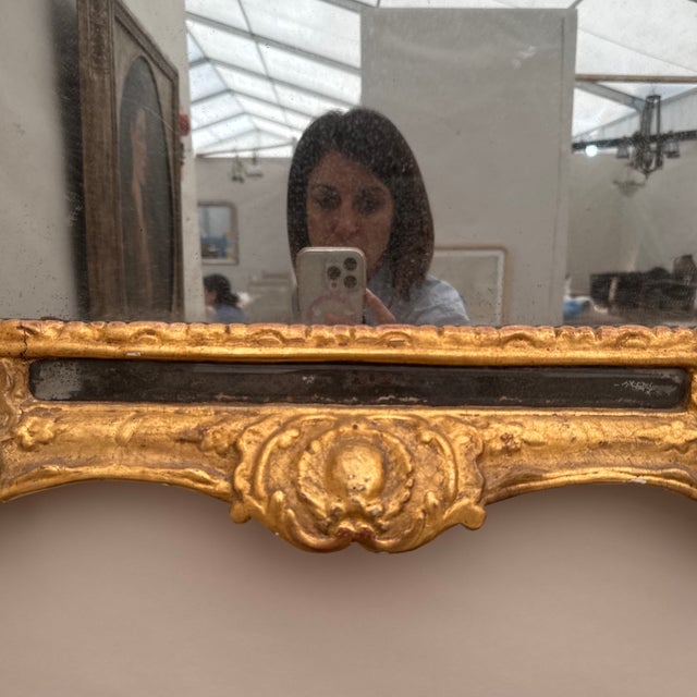 Beautiful rococo mirror guiltwood mirror