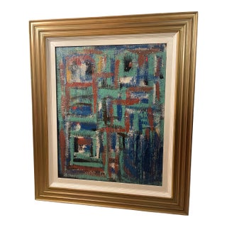 Hello” by John Frates, Huge, McM, Abstract, Multi-Direction, Unframed Is 48x60x1 1/2 In., #1713, 2 Frame Choices Add $1,000. Obo, Plus Extra Shipping For Sale