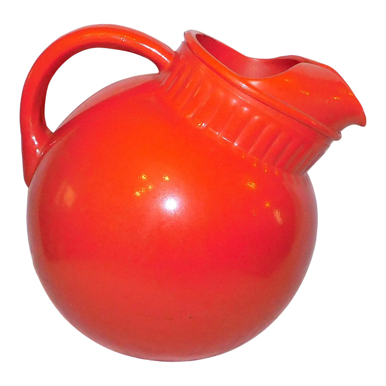 Mid 20th Century Anchor Hocking Ball Pitcher | Chairish