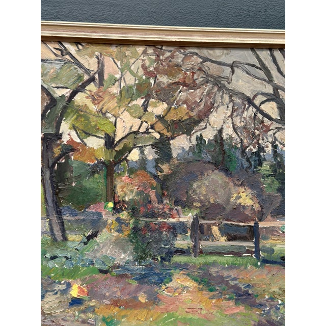Bengt Crantz, Layered Landscape, 1950s, Oil on Panel, Framed For Sale - Image 8 of 18