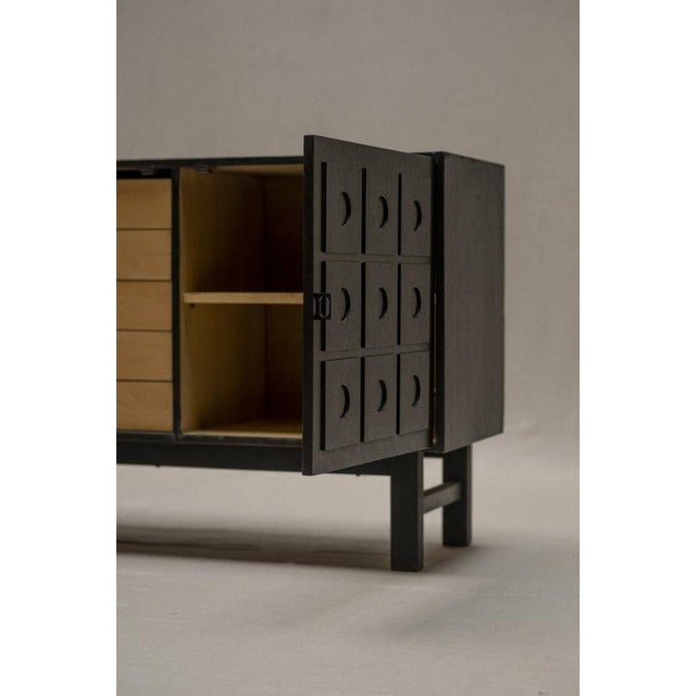 Brutalist Brutalist Sideboard from De Coene, 1970s For Sale - Image 3 of 13