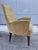 Wood Vintage Italian Chair with Wooden Feet and Velvet Fabric, 1950s For Sale - Image 7 of 10