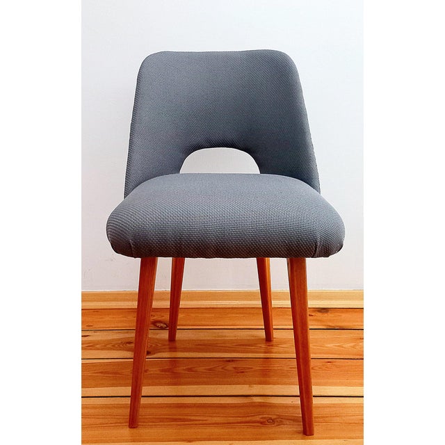 Czechoslovakian Dining Chairs attributed to O. Haerdtl for Ton, 1960s, Set of 4 For Sale - Image 17 of 18