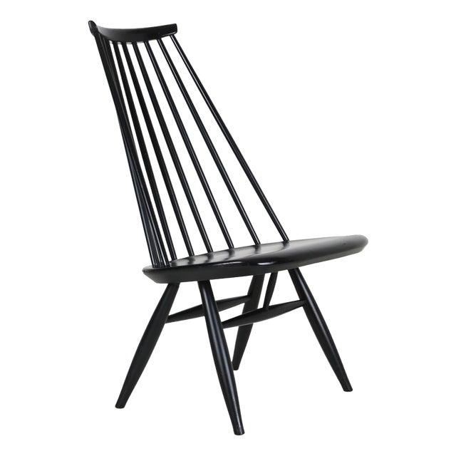 Black Mademoiselle Chair by Ilmari Tapiovaara for Asko, 1960s For Sale
