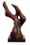 Brown Together Bound - Medium Size Abstract Organic Form Redwood Sculpture Original Artwork by Joe Garnero For Sale - Image 8 of 12