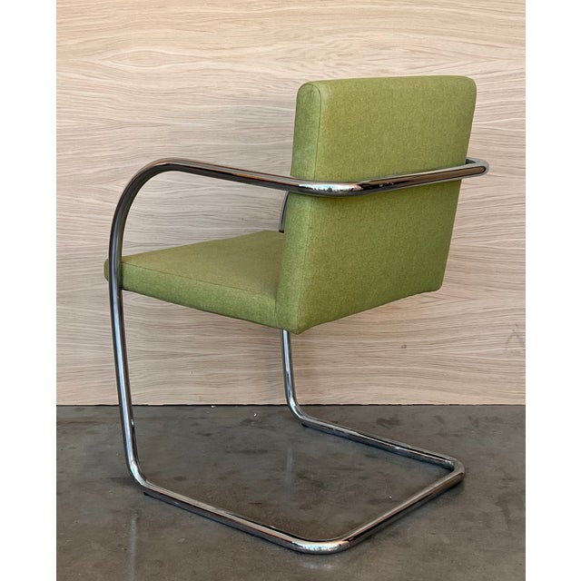 Set of Six Mies Van Der Rohe Tubular Brno Chairs by Knoll For Sale - Image 12 of 12
