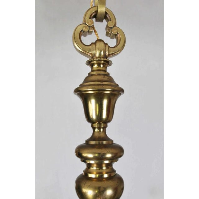Antique chandelier after complete renovation - new electrical installation, new sockets and covers. The chandelier is...
