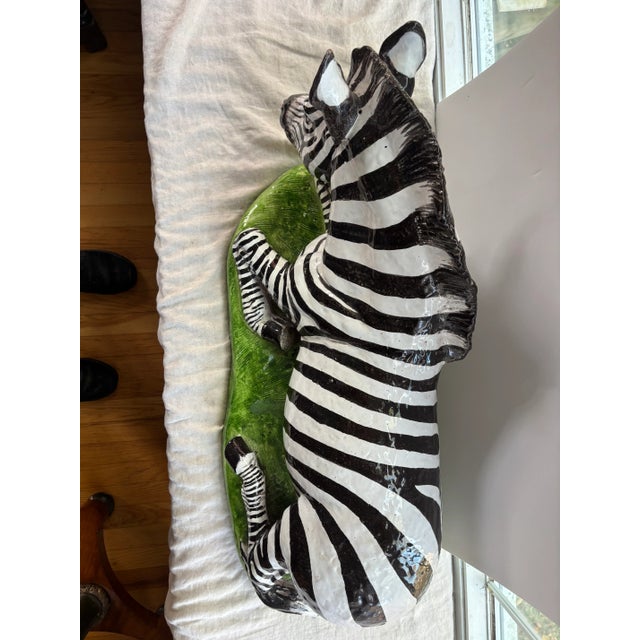Giant Terracotta Zebra, Italy, 60's For Sale In Philadelphia - Image 6 of 12