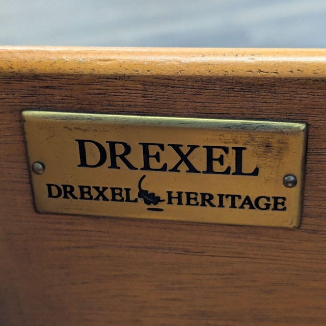 1990s Drexel Heritage 9-Drawer Traditional Vintage Dresser For Sale - Image 11 of 12