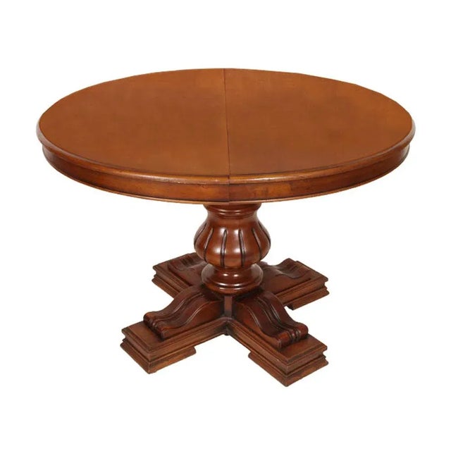 Tuscan Extendable Round Table from Michele Bonciani, 1940s For Sale - Image 4 of 4