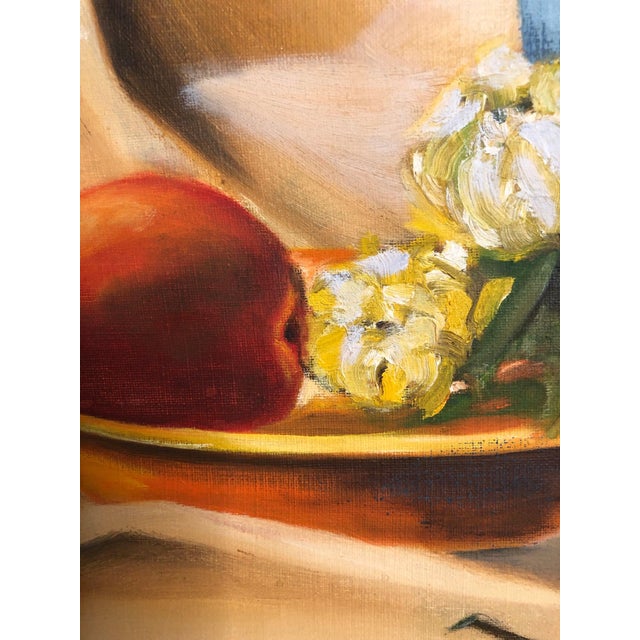 Realism "Quiet Table of Light" - Still Life Oil on Canvas For Sale - Image 3 of 5