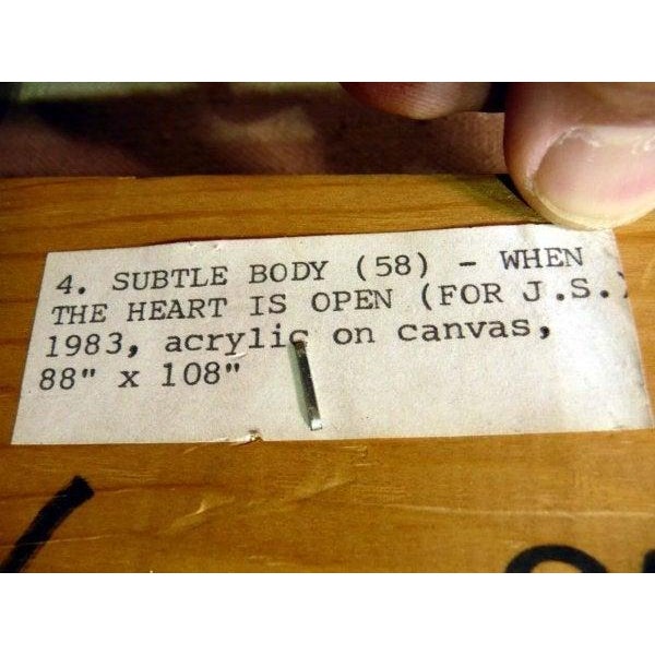 David Shapiro David Shapiro, Exceptional Monumental David Shapiro Abstract Expressionist Painting, 1983 For Sale - Image 4 of 5