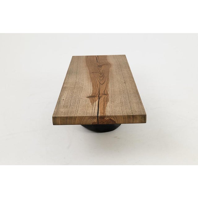 Wooden Brutalist Table by Logniture For Sale - Image 9 of 18