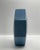 Art Deco Late 20th Century Blue Octagonal Vase For Sale - Image 3 of 9