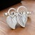 1990s Georg Jensen Estate Vine Leaves Brooch Silver For Sale - Image 13 of 13