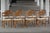 Vintage Razorblade Dining Chairs in Oak and Mohair by Henning Kjærnulf, 1960s, Set of 8 For Sale - Image 14 of 18