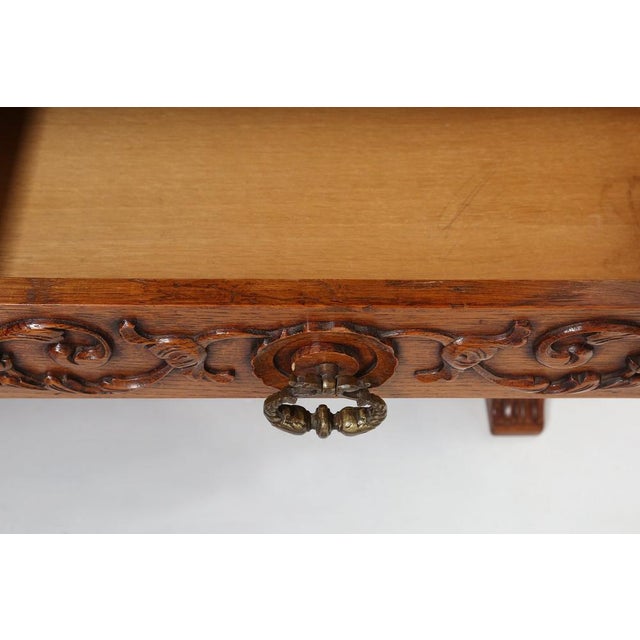 20th Century Baroque Carved Sideboard, Spain, 1950 For Sale - Image 11 of 17
