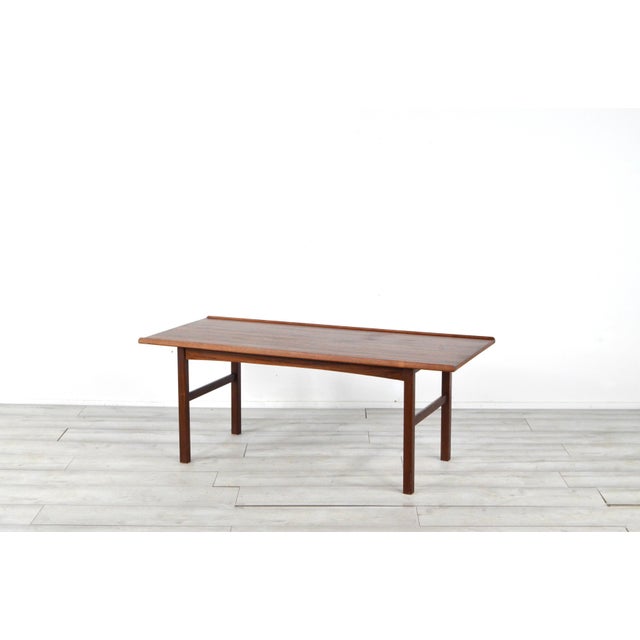 Wood Teak Coffee Table from Anton Kildeberg Møbelfabrik, 1960s For Sale - Image 7 of 10