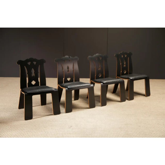 Chippendale Robert Venturi Post-Modern 'Chippendale' Chairs for Knoll International, C. 1985 For Sale - Image 3 of 14