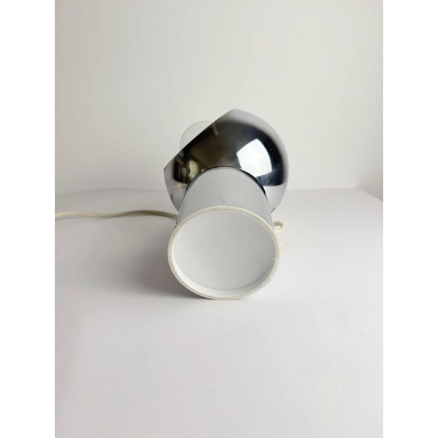1970s Magnetic Globe Table Lamp in Chrome by Goffredo Reggiani, Italy, 1970s For Sale - Image 5 of 11