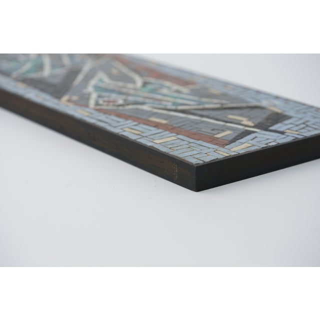 Mid-Century Modern Mosaic Fish Wall Plate by R. Zimmermann for Ritter, 1950s For Sale - Image 4 of 10