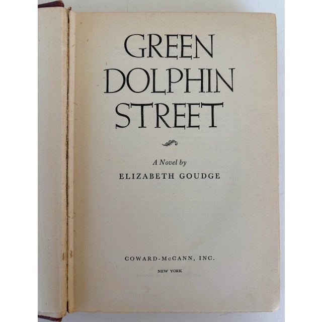 Paper Green Dolphin Street 1944 Novel by Elizabeth Goudge Coward-McCann Inc. New York For Sale - Image 7 of 12