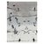 Handmade Grey, Ivory, Pink Splatter Rug by Eskayel for Doris Leslie Blau For Sale