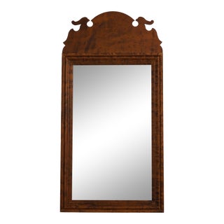 Tiger Maple Country Style Wall Mirror For Sale