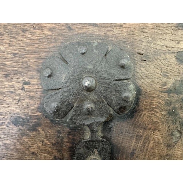 Antique Gothic Stollen Chest, 1550 For Sale - Image 6 of 10