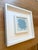 Acrylic on cradled wood panel, framed in a duo style white wooden frame, 13 x 13 x 1.5. Back wired, ready to hang. Signed...