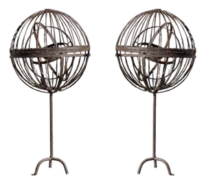Iron Ship Lanterns, Set of 2