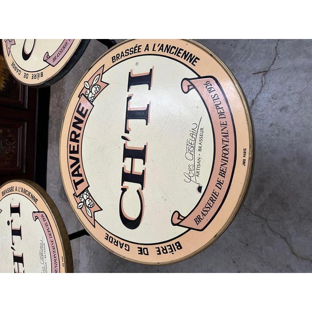 "ch'ti" Bistro Tables, Set of 3 For Sale - Image 6 of 14