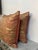 Custom Mariano Fortuny Pillows in Antique Gold & Coral Damask For Sale - Image 9 of 16