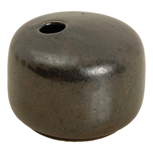 Studio Ceramic Vase by Peter Guggenbühler, 1970s For Sale