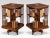 Mahogany Inlaid Revolving Bookcases from Maple and Co., 1890s, Set of 2 For Sale - Image 4 of 8