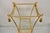 Mid 20th Century Italian Hollywood Regency Iron Rope Tassel Gold 3 Tier Etagere Stand Side Table For Sale - Image 4 of 12