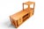 Mid-Century Modern 1970s Hi-Fi Record Shelf in Solid Teak For Sale - Image 3 of 4