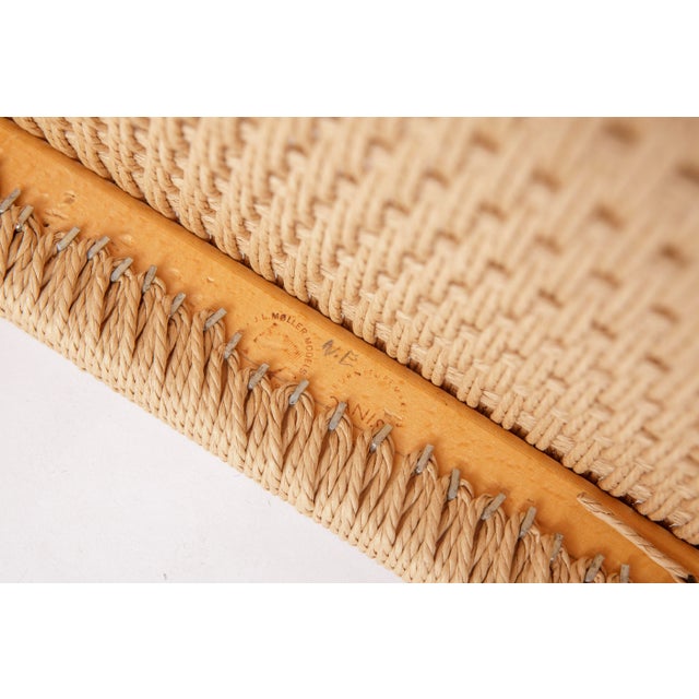 Wood Model 71 Chair in Teak with New Danish Cord by Niels Otto Møller for J.L. Møllers, 1960s For Sale - Image 7 of 10