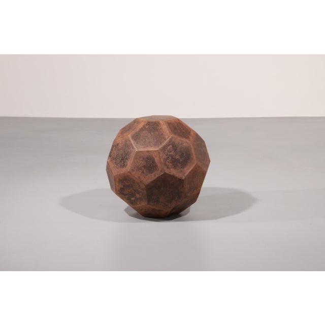 Brown Italian Molecular Metal Side Table, 1960 For Sale - Image 8 of 9