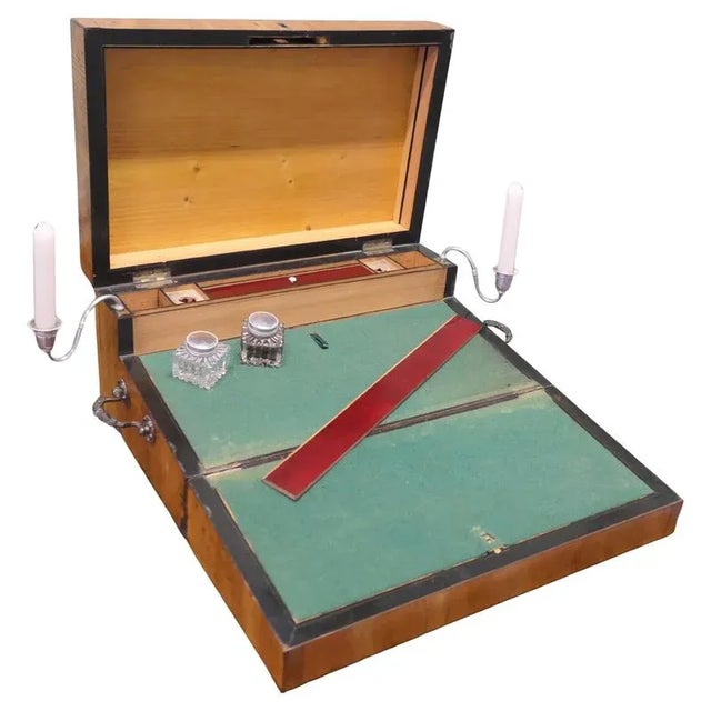 Antique Satinwood Traveling Lap Desk, 1790 For Sale - Image 9 of 9
