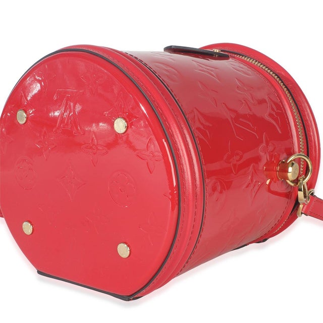 Animal Skin Cherry Monogram Vernis Cannes For Sale - Image 7 of 9