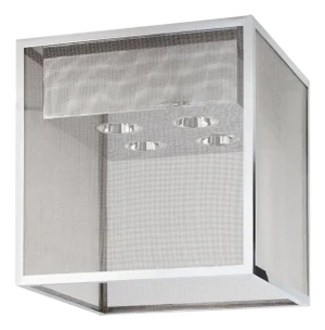 Contemporary Tekna Tribeca-Four Ceiling Light With Polished Chrome Finish & Chrome Reflector