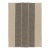 Rug & Kilim’s Contemporary Kilim, Cream White with Black Textural Stripes For Sale